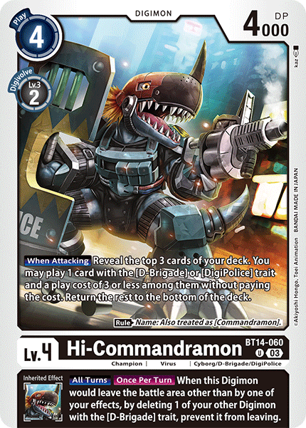 Hi-Commandramon (BT14-060) Uncommon