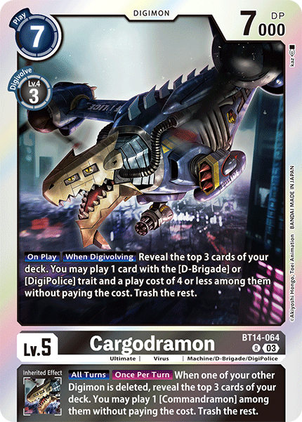 Cargodramon (BT14-064) Rare