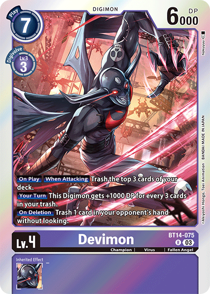 Devimon (BT14-075) Rare