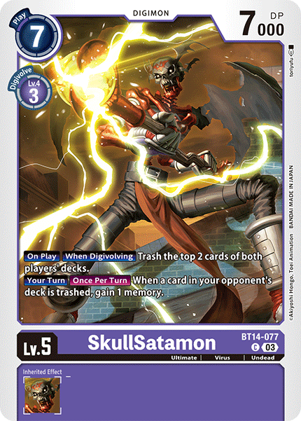 SkullSatamon (BT14-077) Common