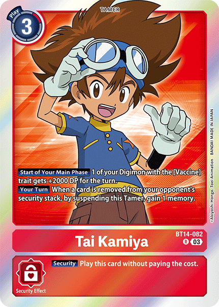 Tai Kamiya (BT14-082) Rare