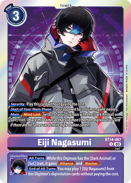 Eiji Nagasumi (BT14-087) Rare