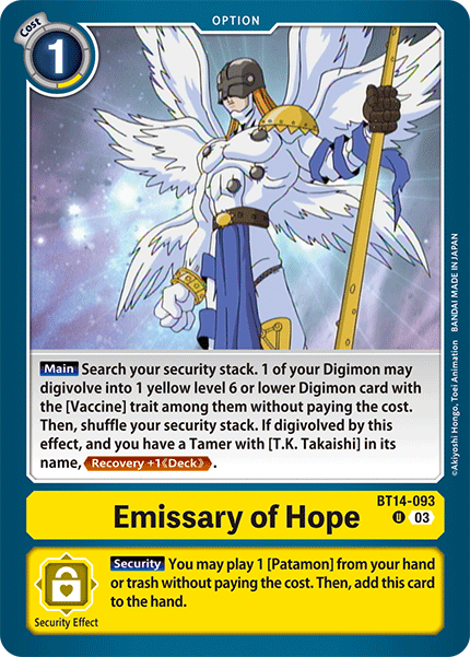 Emissary of Hope (BT14-093) Uncommon