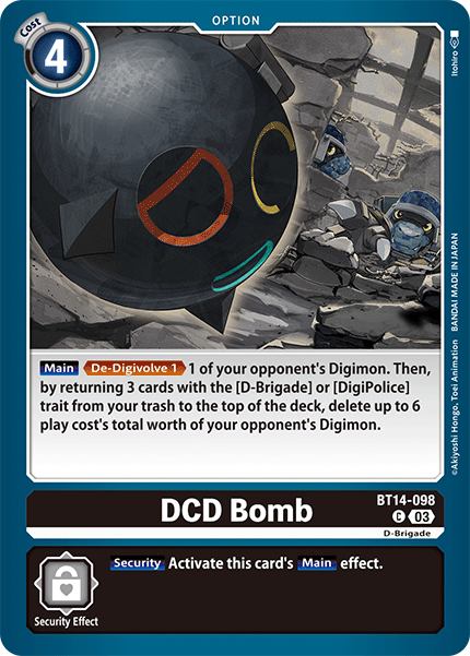 DCD Bomb (BT14-098) Common