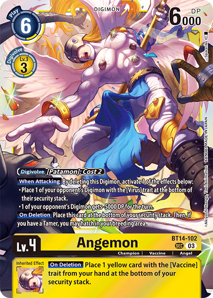 Angemon (BT14-102) Secret Rare