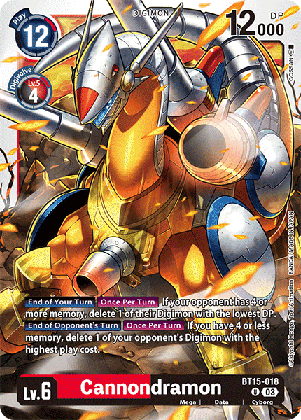 Cannondramon (BT15-018)