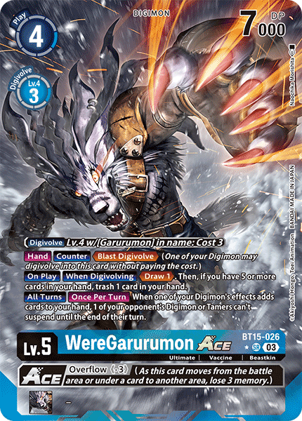 WereGarurumon ACE (BT15-026)