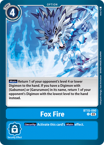 Fox Fire (BT15-090)