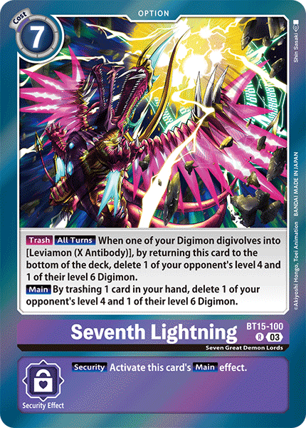 Seventh Lightning (BT15-100)