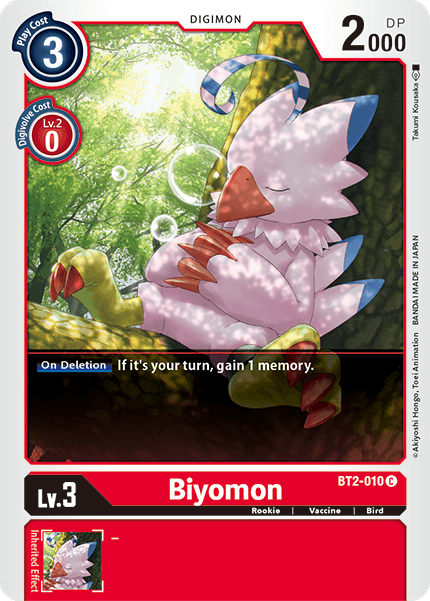 Biyomon (BT2-010) Common