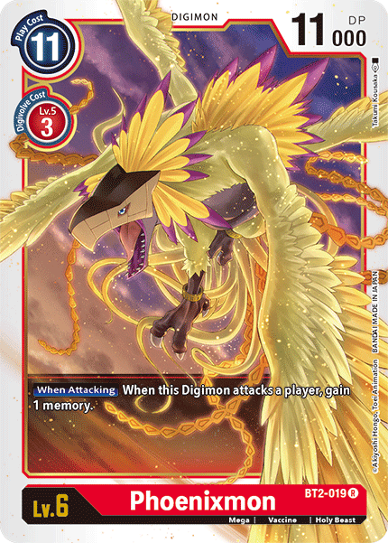 Phoenixmon (BT2-019) Rare