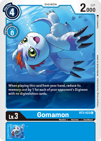 Gomamon (BT2-023) Common