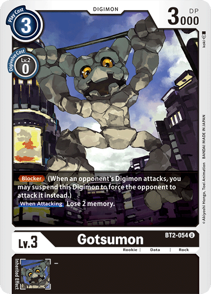 Gotsumon (BT2-054) Uncommon