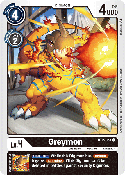 Greymon (BT2-057) Common