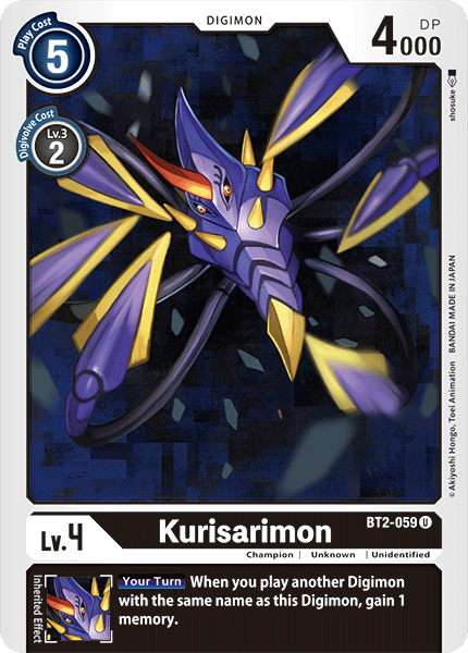 Kurisarimon (BT2-059) Uncommon