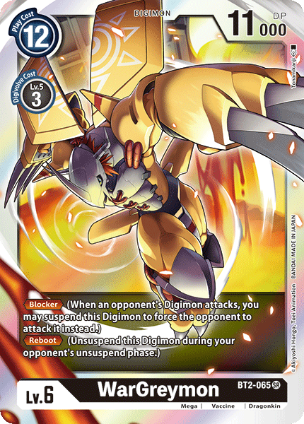 WarGreymon (BT2-065) Super Rare