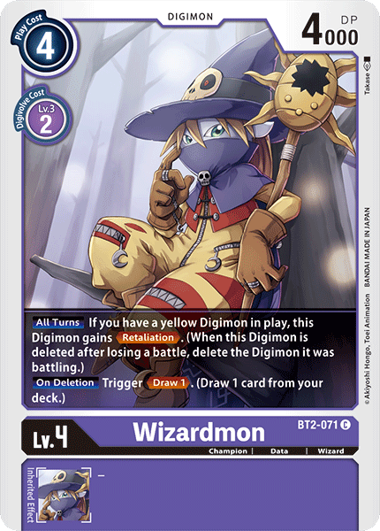 Wizardmon (BT2-071) Common