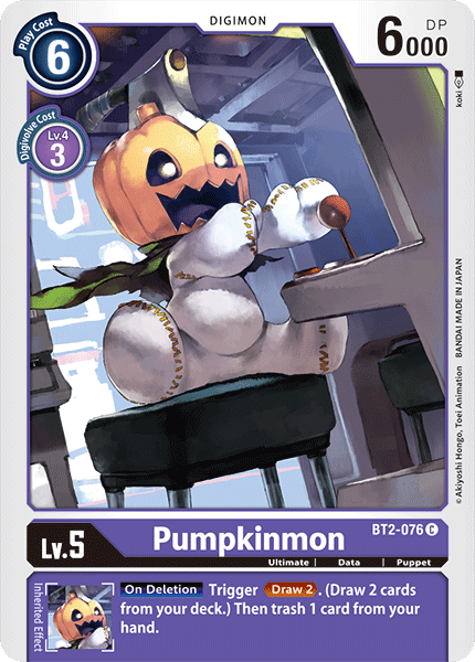 Pumpkinmon (BT2-076) Common