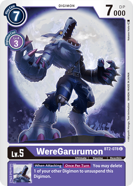 WereGarurumon (BT2-078) Common