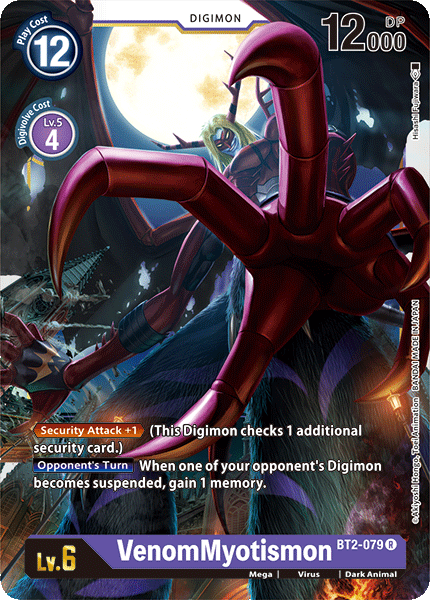 VenomMyotismon (BT2-079) Rare