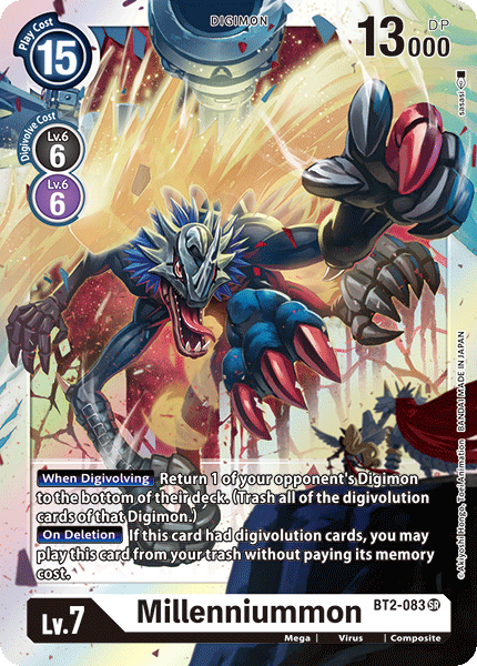 Millenniummon (BT2-083) Super Rare