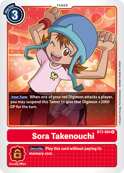 Sora Takenouchi (BT2-084) Rare