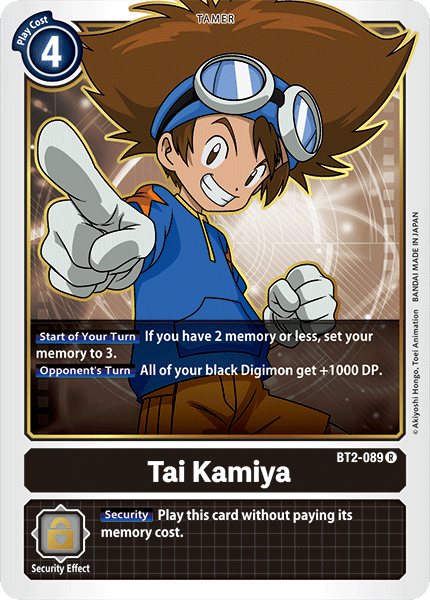 Tai Kamiya (BT2-089) Rare