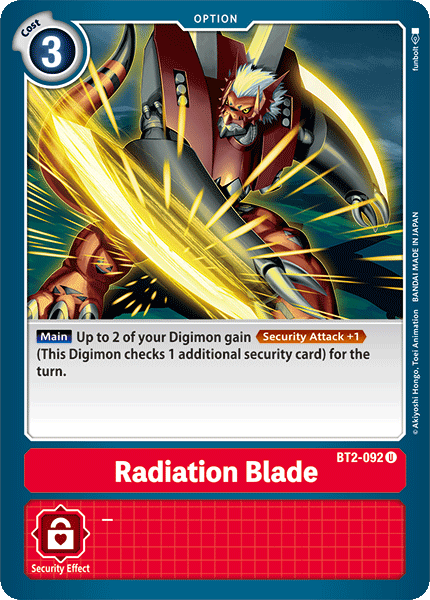 Radiation Blade (BT2-092) Uncommon