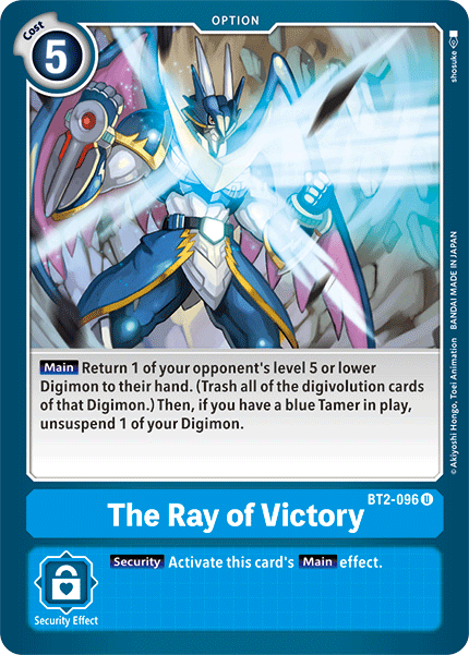 The Ray of Victory (BT2-096) Uncommon