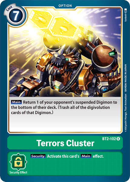 Terrors Cluster (BT2-102) Rare