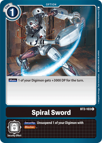 Spiral Sword (BT2-103) Common