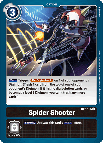 Spider Shooter (BT2-105) Uncommon