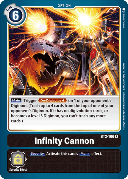 Infinity Cannon (BT2-106) Rare