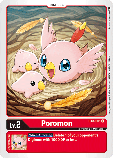 Poromon (BT3-001) Uncommon