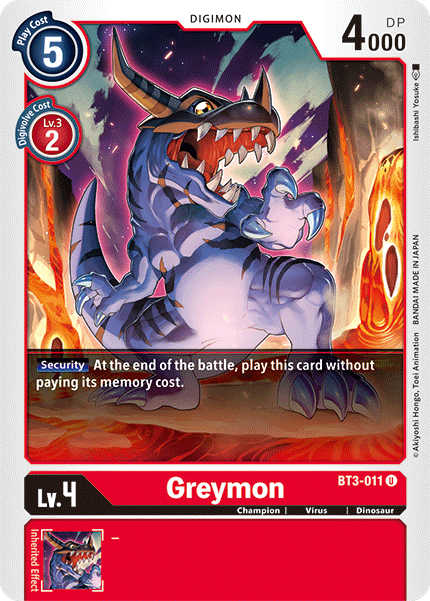 Greymon (BT3-011) Uncommon