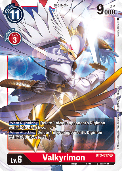 Valkyrimon (BT3-017) Uncommon