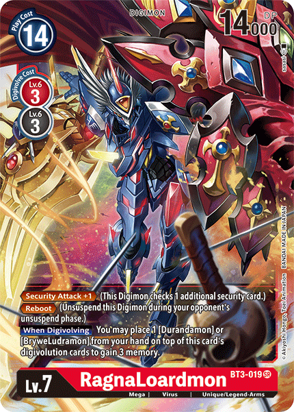 RagnaLoardmon (BT3-019) Super Rare