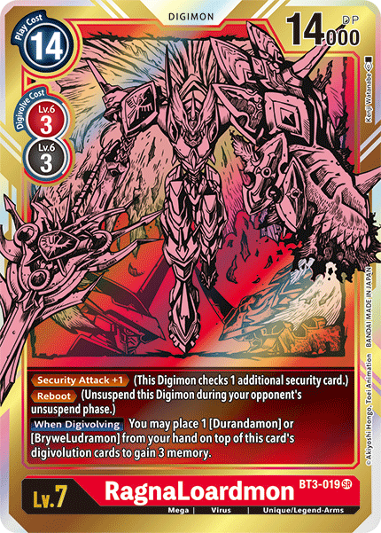 RagnaLoardmon (BT3-019) Alternative Art