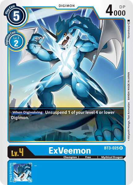 ExVeemon (BT3-025) Rare