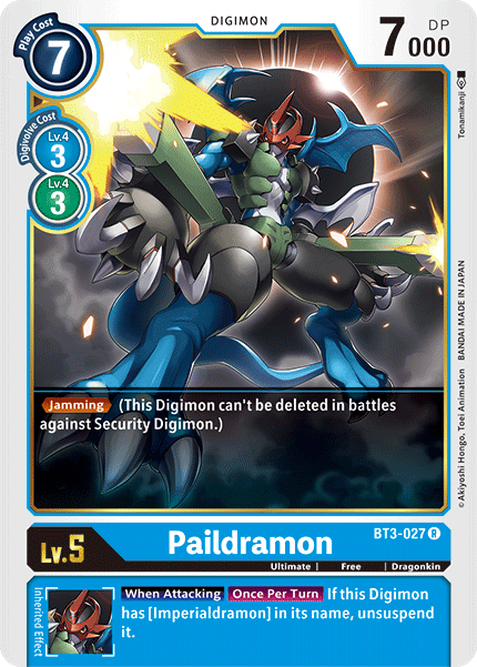 Paildramon (BT3-027) Rare