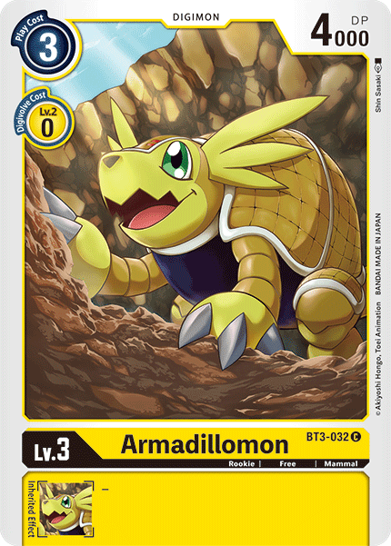 Armadillomon (BT3-032) Common