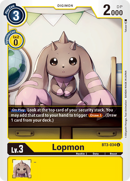 Lopmon (BT3-034) Uncommon