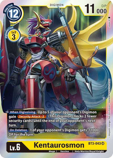 Kentaurosmon (BT3-043) Super Rare