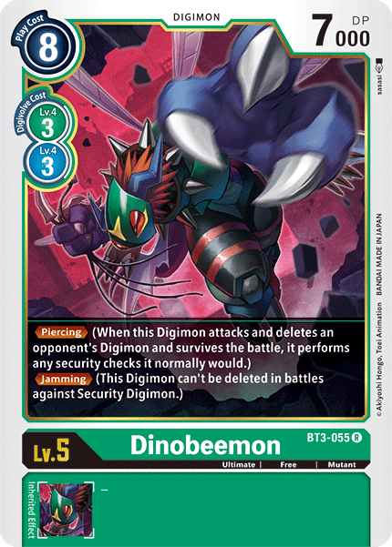 Dinobeemon (BT3-055) Rare