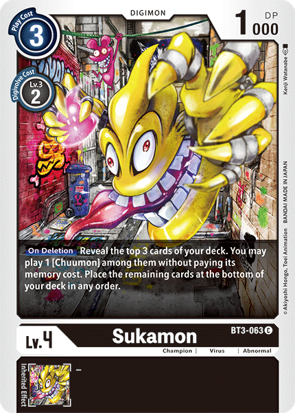 Sukamon (BT3-063) Common