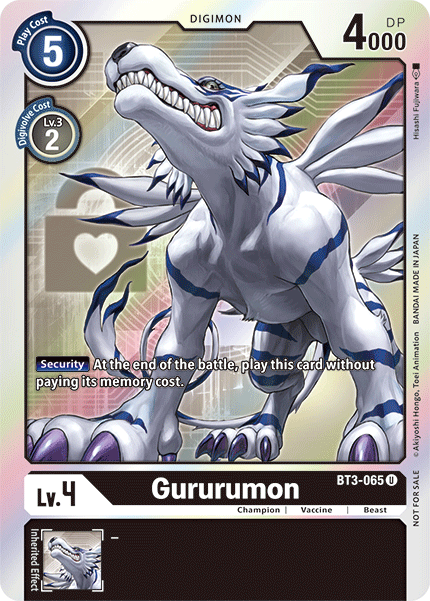 Gururumon (BT3-065) Box Topper