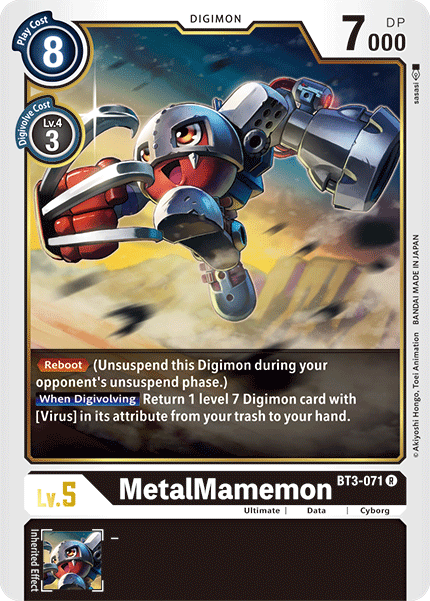 MetalMamemon (BT3-071) Rare