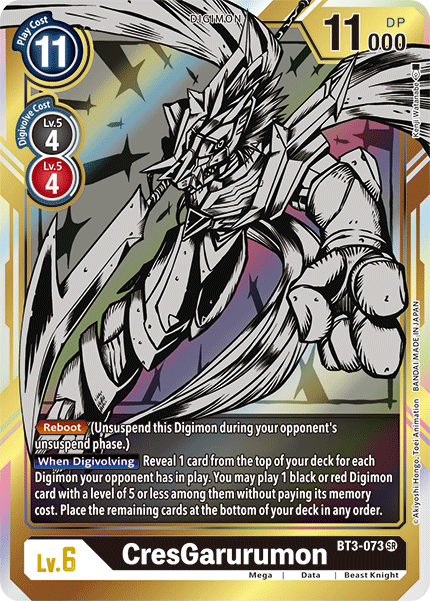 CresGarurumon (BT3-073) Alternative Art