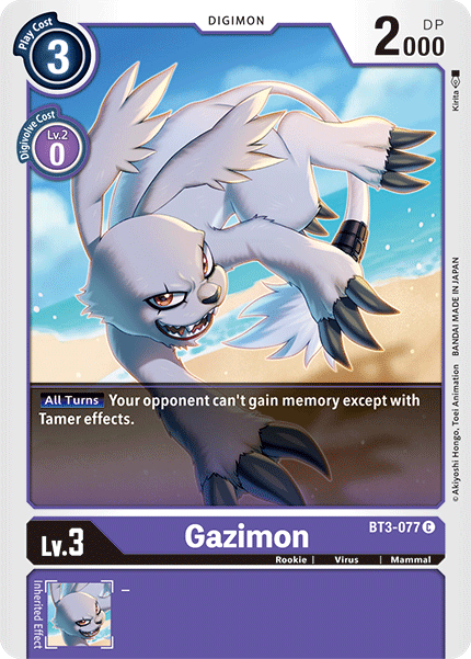 Gazimon (BT3-077) Common