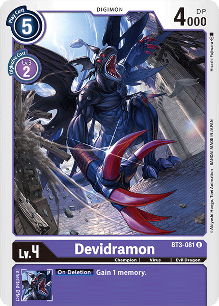 Devidramon (BT3-081) Uncommon